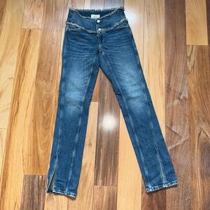 BDG Low Rise Distressed Blue Jeans